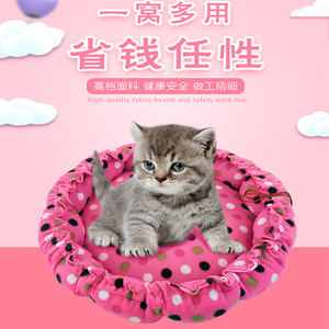 包邮夏天宠物狗窝泰迪贵宾比熊猫窝狗棉窝可洗窝南瓜窝小型犬窝垫