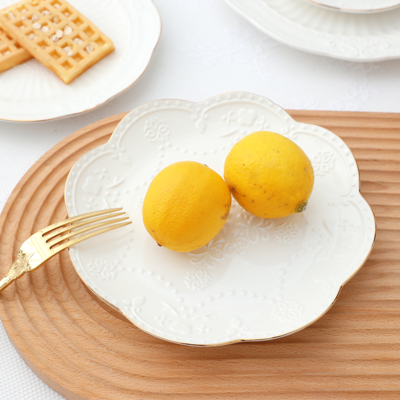 浮雕陶瓷西餐盘牛排盘