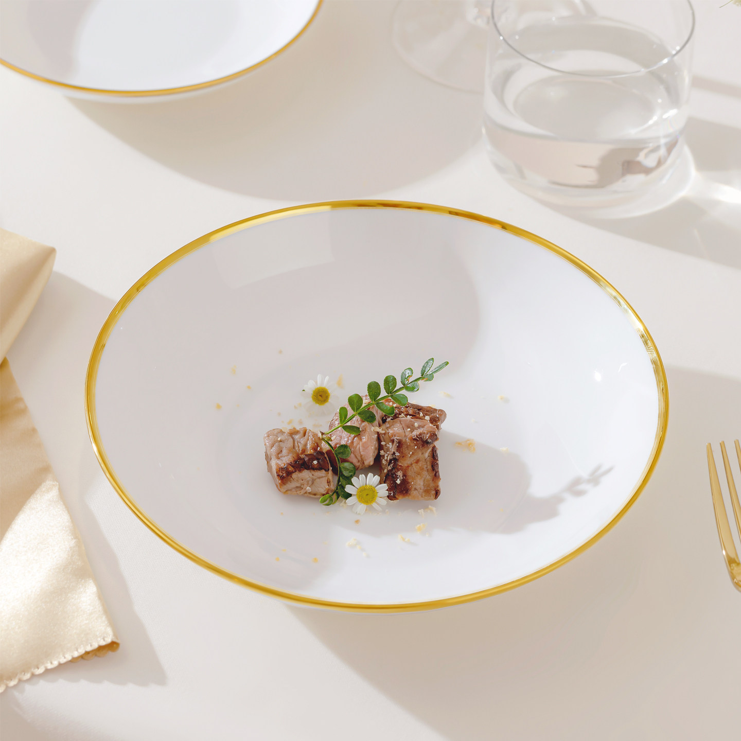 高颜值欧式金边盘陶瓷菜盘深盘子碟家用餐具汤盘早餐盘饭盘高级感,餐饮具,盘,淘宝优惠券,粉丝福利购,淘宝优惠卷