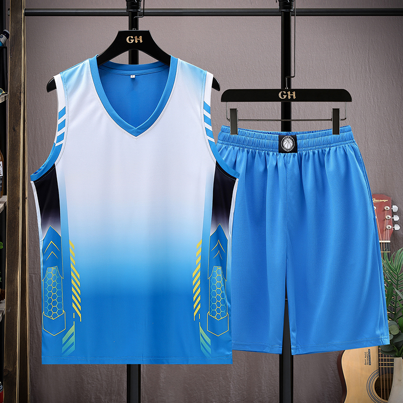 篮球服套装男夏季速干球衣学生运动跑步队服潮流定制印字背心短裤