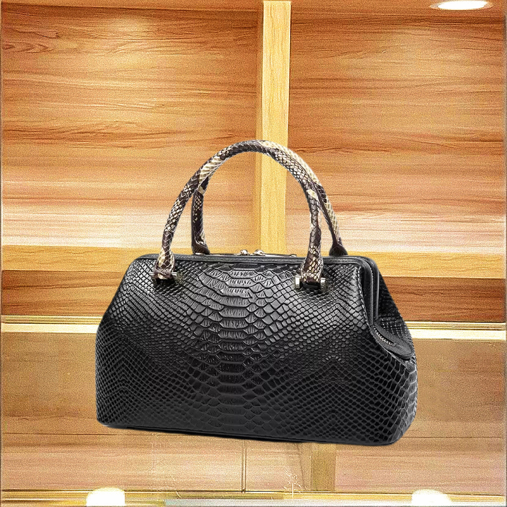 贝壳子【专柜真皮】轻奢高贵典雅女生手提包枕头包波士顿精致女包