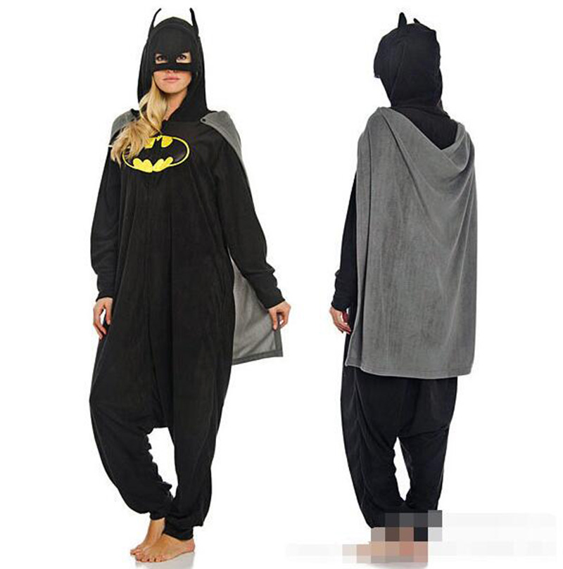 卡通动漫眼罩拉绒万圣节连体睡衣