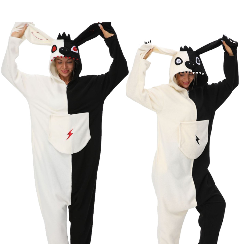 COS动漫万圣节白兔树懒浣熊睡衣