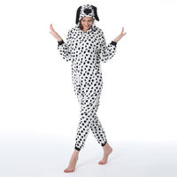 Export Dalmatian cartoon one-piece pajamas for Europe and America, children's animation performance costumes, adult male and female parent-child role-playing costumes thumbnail 5