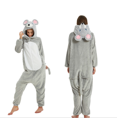 老鼠连体衣秋冬季男女儿童演出服
