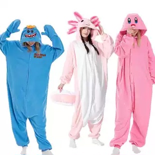 Kigurumi无牙仔夜煞卡通动漫连体睡衣蝾螈驯龙使命必达柯比演出KT