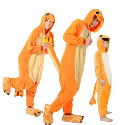 火龙成人男女连体睡衣儿童秋冬季