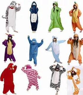 成人动物卡通连体睡衣单眼怪龙猫考拉情侣居家服男女演出onesies