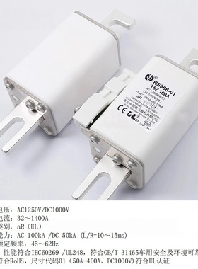 中熔原装正品熔断器RS306-01-T5Z  1250VAC/1000V保险丝新能源