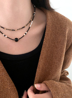 暗黑系黑玛瑙小迷人天然石