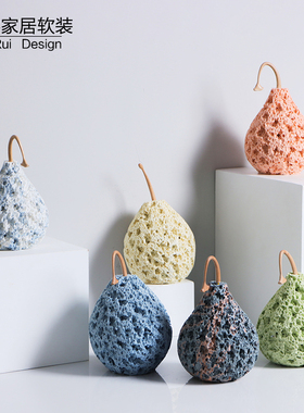 陶瓷装饰品摆件现代简约桌面梨子