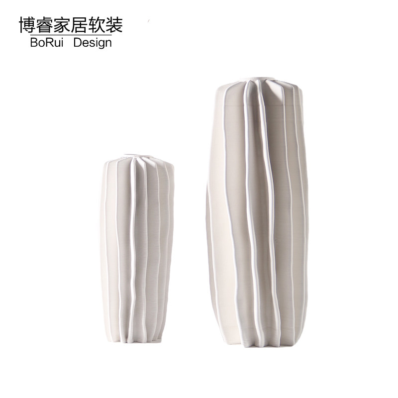 景德镇3d打印陶瓷花瓶北欧风格
