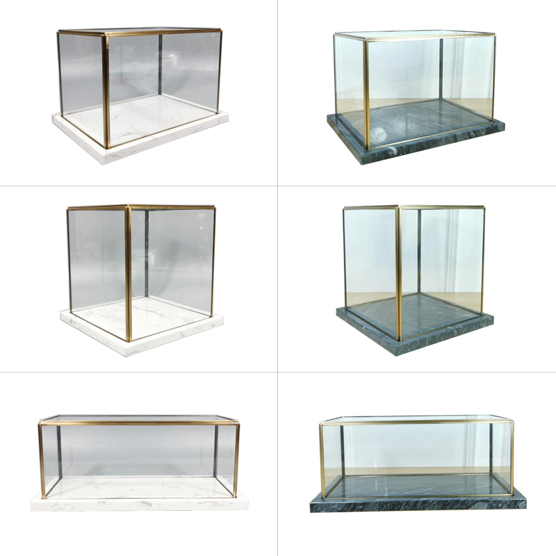 透明展厅玻璃罩子大理石现代