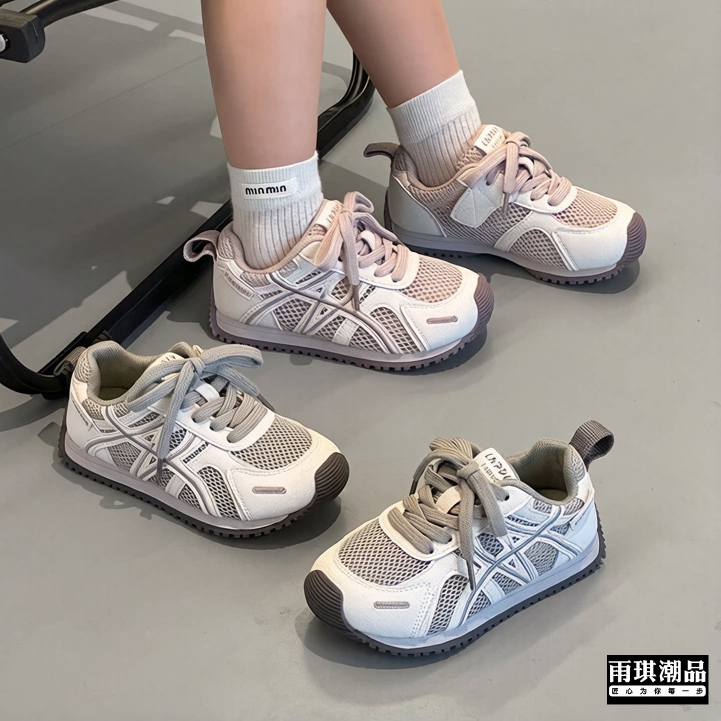 2026夏季网面透气儿童运动鞋女童软底防滑跑步鞋薄款男童休闲鞋子