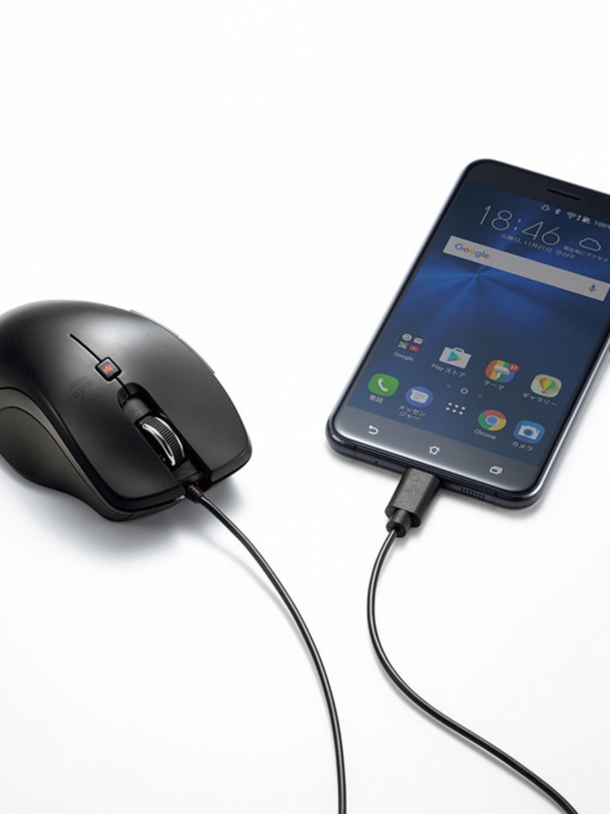 SANWA SUPPLY有线type-c鼠标手机笔记本电脑平板安卓手机电脑双模