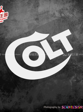 适用Colt 柯尔特 军事军标汽车摩托车车身个性装饰贴水弹反光贴