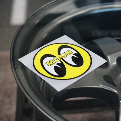 车贴适用于mooneyes大眼睛反光贴纸防水防晒车身车窗装饰贴画