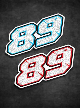 适用车贴摩托车手89号马丁Moto Gp Jorge Martin个性反光装饰贴