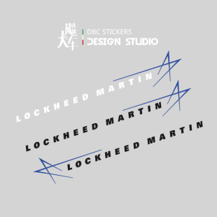 适用Lockheed Martin 洛克希德马丁 军标05 汽车贴纸 反光车身贴