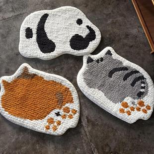 卡通地垫厚实异形浴室门口防滑吸水地毯卫生间卧室卫浴垫子脚垫