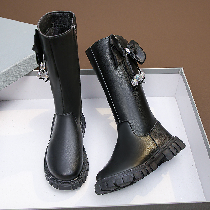 韩版时尚女童高筒马丁靴