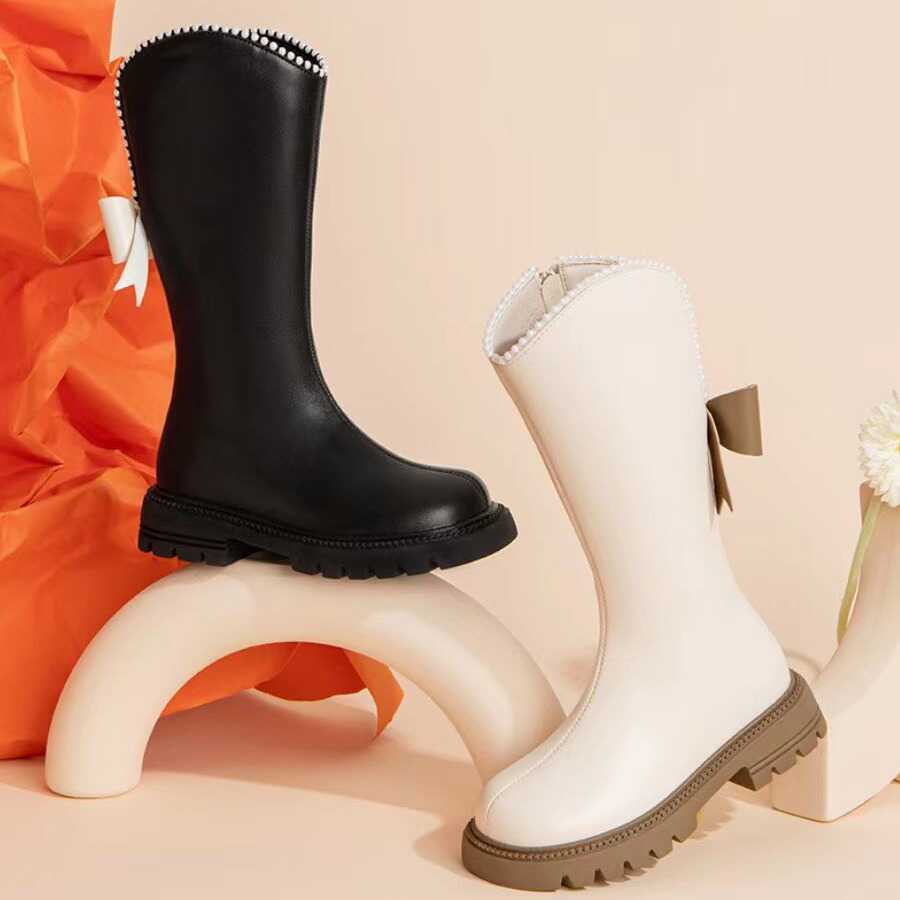 高筒靴西部草原秋冬季女童靴百搭