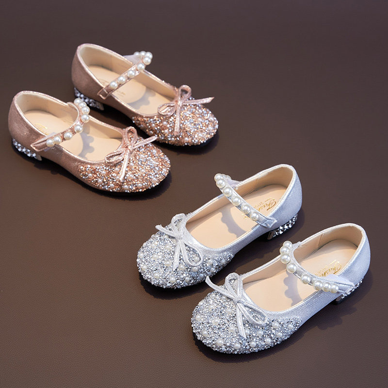 儿童高跟鞋春秋新款演出鞋时尚小女孩水晶鞋女宝宝鞋子女童公主鞋,童鞋/婴儿鞋/亲子鞋,水晶/水钻鞋,淘宝优惠券,粉丝福利购,淘宝优惠卷
