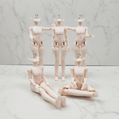 正版 米甜2代素体海洋宝石系列8分bjd素体关节可动BJD娃娃手办