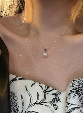 吊坠长度可调~轻奢珍珠项链