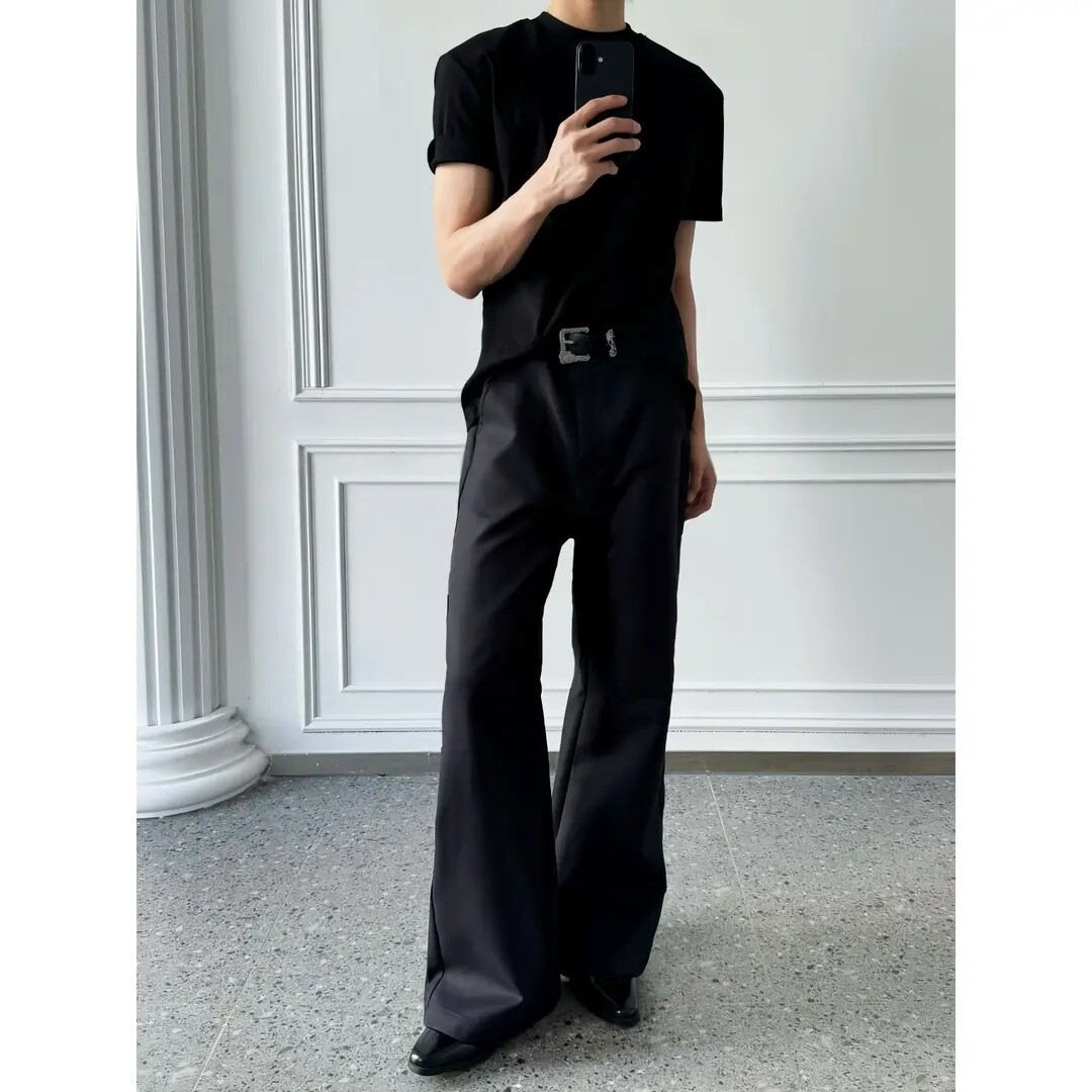 cleanfit微喇西裤 巨显腿长 大牌高级感垂感极简韩版西裤