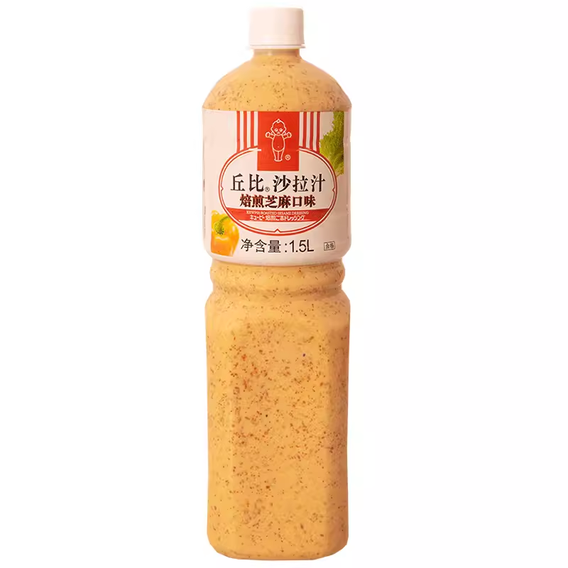 丘比芝麻口味水饺蘸料海鲜沙拉