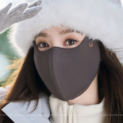 保暖透气护眼角口罩女士冬季防寒