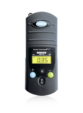 HACH/哈希PCII袖珍式比色计余氯总氯二氧化氯水质检测仪套餐