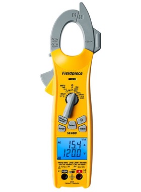 菲比斯 Fieldpiece SC480 无线功率钳形表适用于HVACR