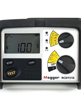 Megger RCDT300剩余电流设备测试RCDT310/320/330漏电测试仪器