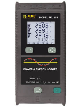 法国Chauvin Arnoux PEL103功率计能量记录仪7通道电能质量分析仪