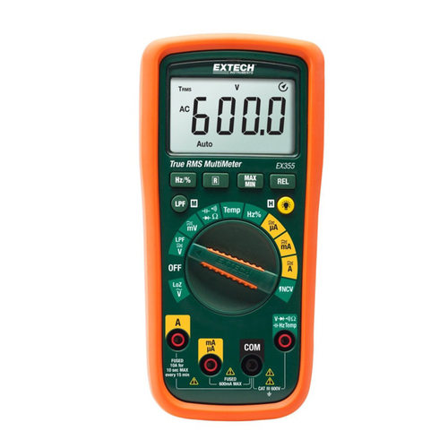 美国Extech EX355专业真有效值万用表与非接触电压检测