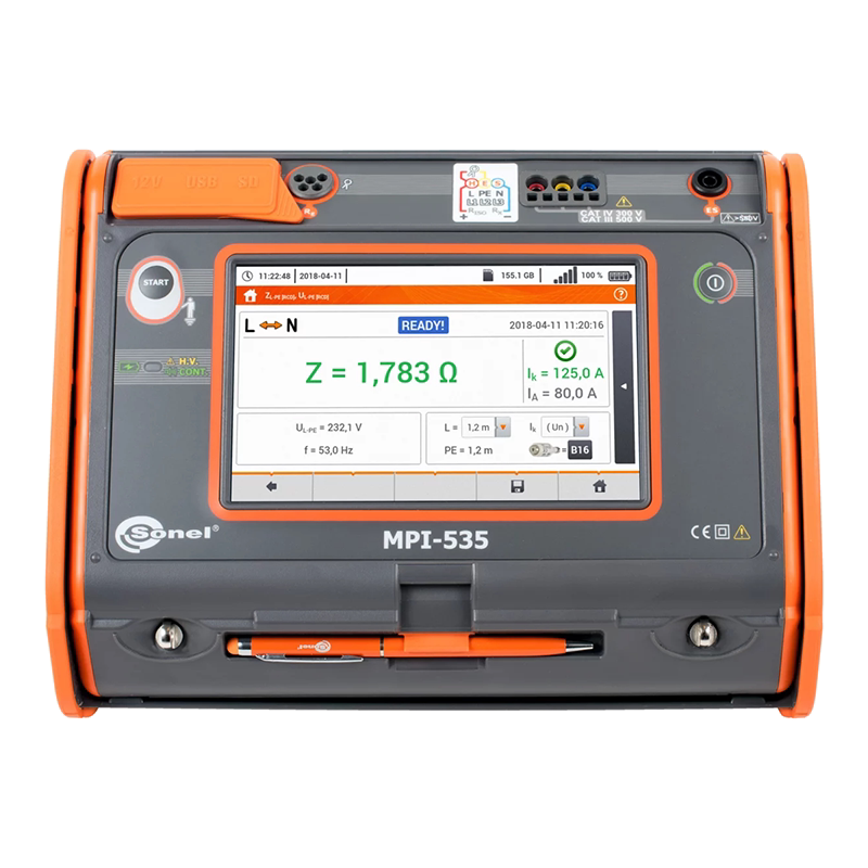 Sonel MPI-535多功能电气安全测试仪 故障回路接地绝缘电阻测量