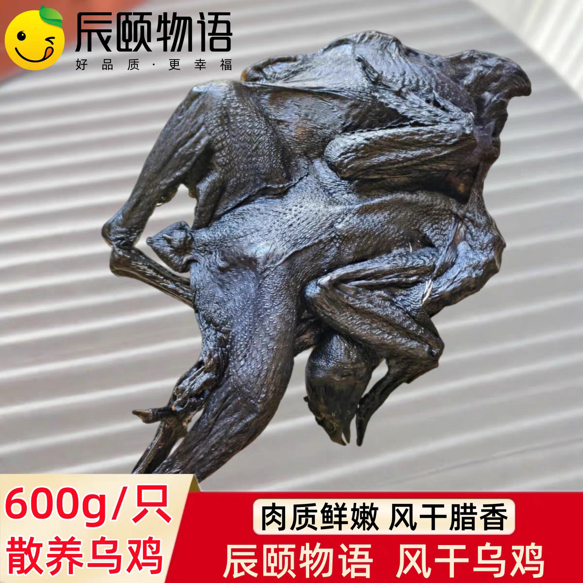 旗舰正品辰颐物语风干乌鸡2只农整鸡/整鸡制品