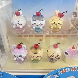 Chiikawa系列夏日季刨冰摆件 名创优品miniso正品乌萨奇吉伊小八