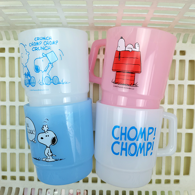 名创优品史努比缤纷生活漱口杯
