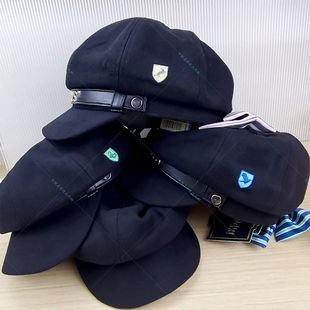 MINISO名创优品哈利波特学院风条纹蝴蝶结八角帽冬季保暖时尚帽子