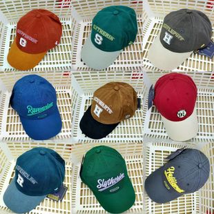 MINISO名创优品哈利·波特系列学院立体绣棒球帽简字刺绣拼色帽子