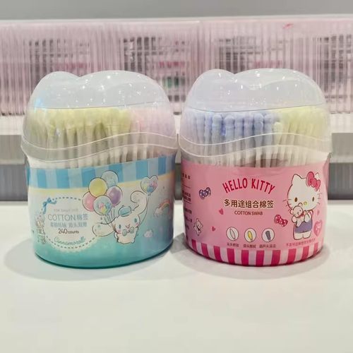 名创优品三丽鸥凯蒂猫棉签