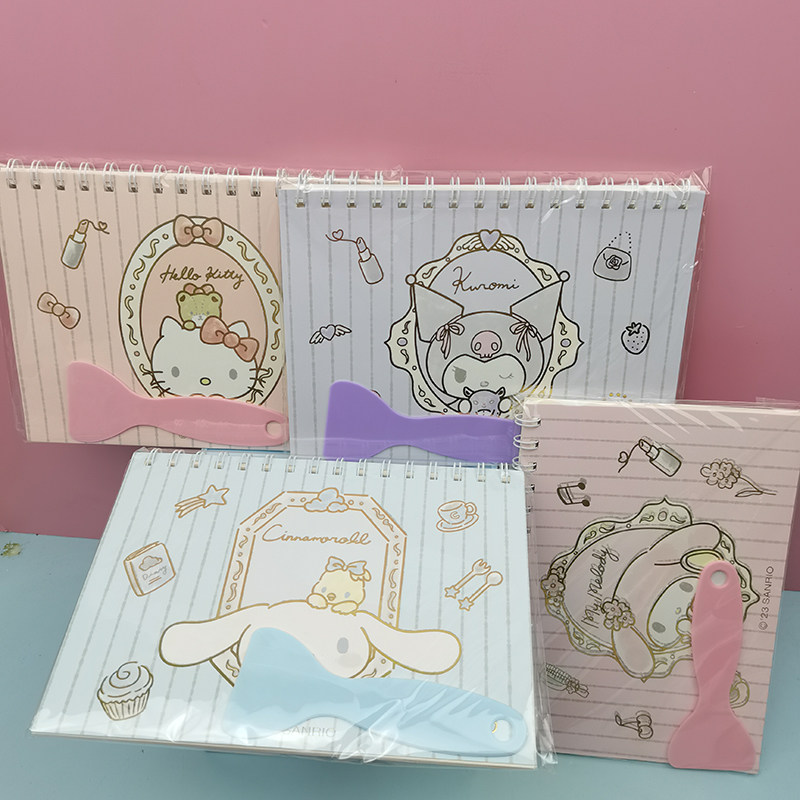 名创优品三丽鸥A5烫金离型本