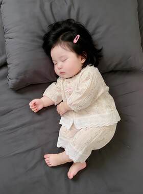 甜美花边儿童睡衣宝宝家