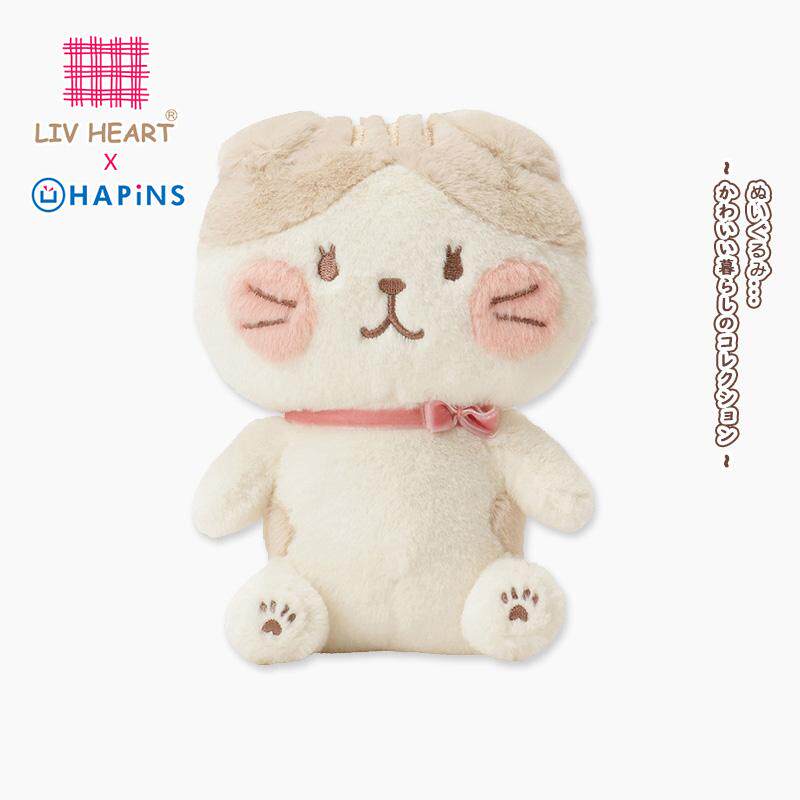 LIVHEART&HAPiNS三花猫礼物腮红猫咪毛绒公仔玩偶软萌玩具女