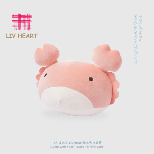 LIVHEART螃蟹毛绒玩具