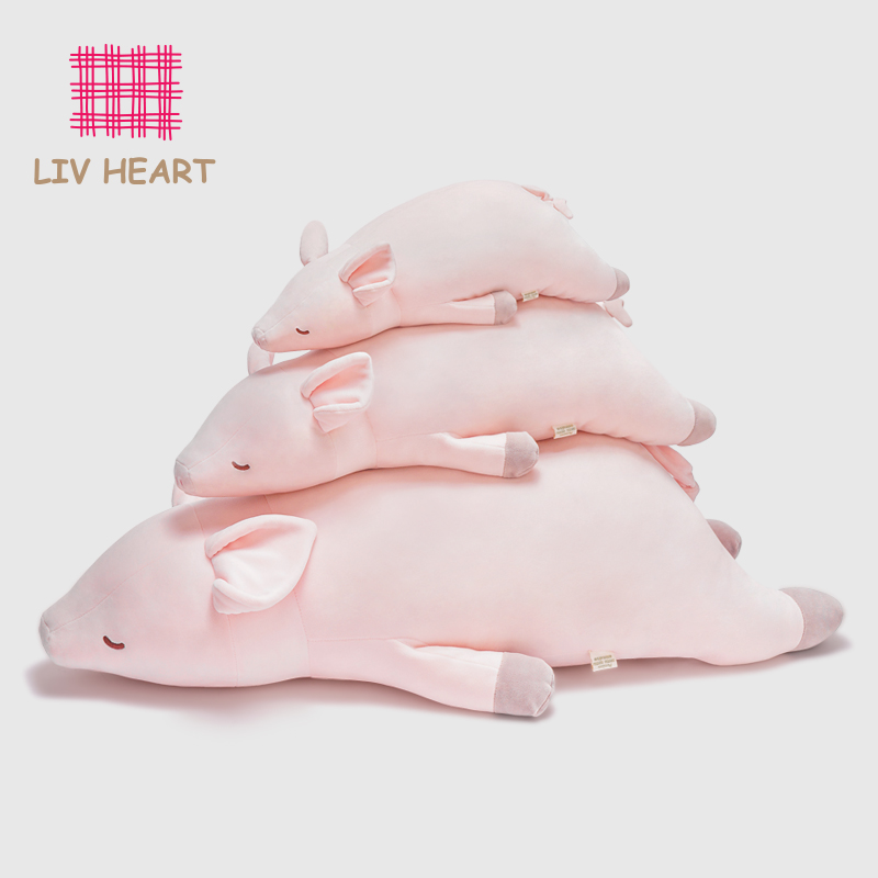 livheart猪猪抱枕公仔玩偶