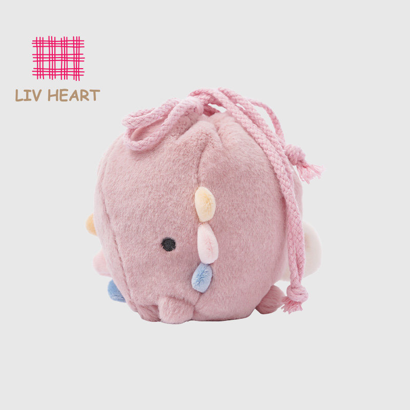 LIVHEART可爱小动物抽绳包便携化妆品收纳袋束口袋杂物袋